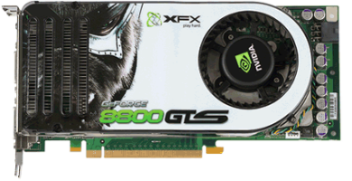 XFX GeForce 8800 GTS - Front