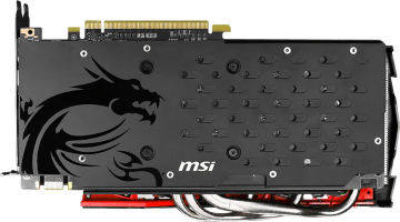 MSI GeForce GTX 960 Gaming - Rear