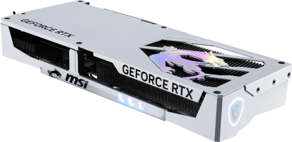 MSI GeForce RTX 5070 GAMING TRIO WHITE - Side