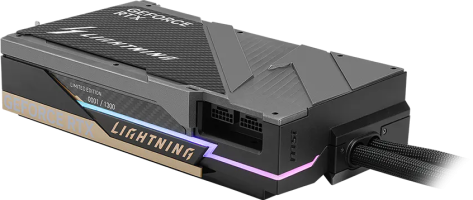 MSI GeForce RTX 5090 LIGHTNING Z - Side