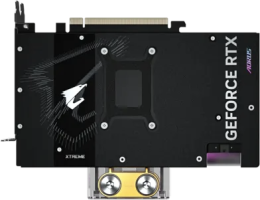 Gigabyte GeForce RTX 5080 XTREME WATERFORCE WB - Rear