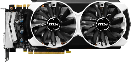 MSI GeForce GTX 970 Armor 2X OC - Front