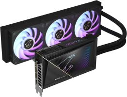 Gigabyte GeForce RTX 5080 XTREME WATERFORCE - Side