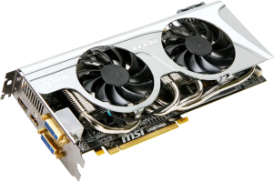 MSI HD 5870 Lightning - Front