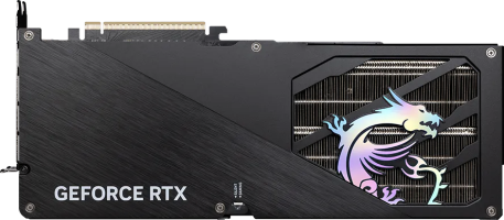 MSI GeForce RTX 5070 Ti GAMING TRIO OC - Rear