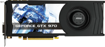 MSI GeForce GTX 970 OCV1 - Front