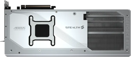 Gigabyte AORUS GeForce RTX 5090 STEALTH ICE - Rear