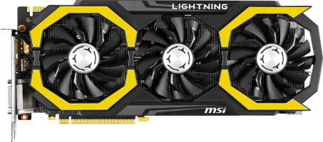 MSI GeForce GTX 980 Ti LIGHTNING LE - Front