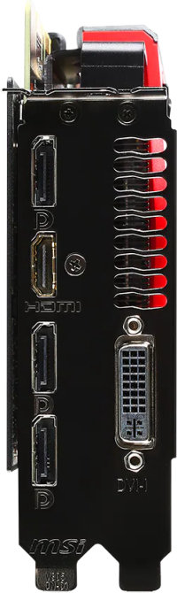 MSI GeForce GTX 980 Ti GAMING - Outputs