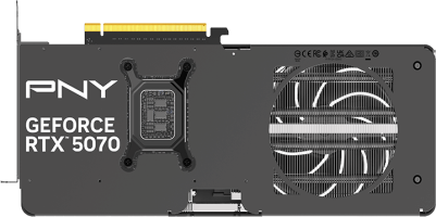 PNY GeForce RTX 5070 Slim Dual Fan Overclocked - Rear