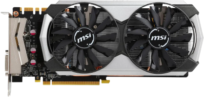 MSI GeForce GTX 970 Titanium OC - Front