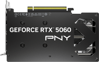 PNY GeForce RTX 5060 Overclocked Dual Fan - Rear