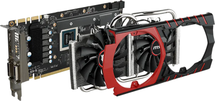 MSI GeForce GTX 970 Gaming - Side