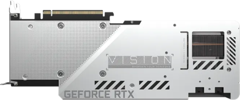Gigabyte GeForce RTX 3080 VISION OC - Rear