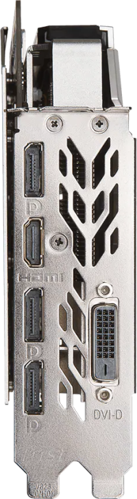 MSI GeForce GTX 1070 Quick Silver OC - Outputs