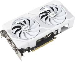 Asus Dual GeForce RTX 5060 Ti White OC Edition - Side