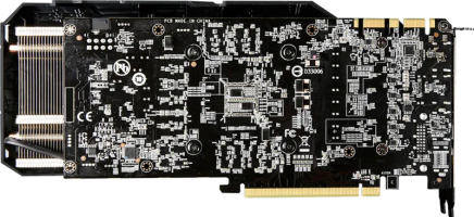 Gigabyte GeForce GTX 1070 Ti WINDFORCE - Rear