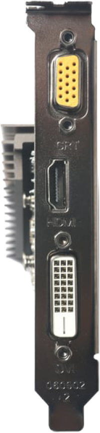 Zotac GeForce GT 710 Silent - Outputs