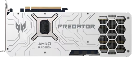 Acer Radeon RX 9070 Predator Bifrost OC White Edition - Rear