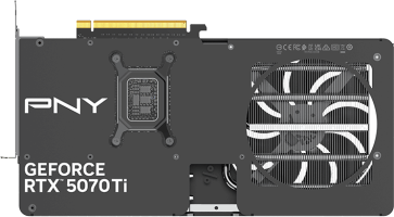 PNY GeForce RTX 5070 Ti Slim Dual Fan - Rear