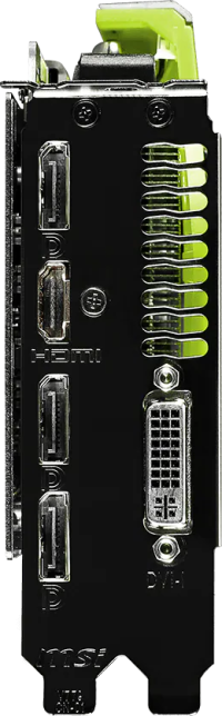 MSI GeForce GTX 960 Gaming 100ME - Outputs