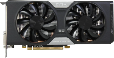 EVGA GeForce GTX 760 SC - Front