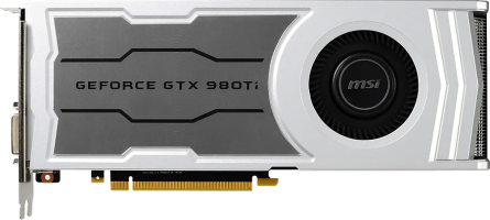 MSI GeForce GTX 980 Ti V1 - Front