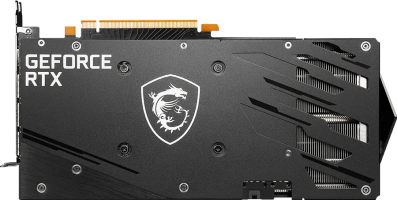 MSI GeForce RTX 3050 GAMING X - Rear