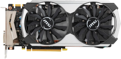 MSI GeForce GTX 960 Titanium OC - Front
