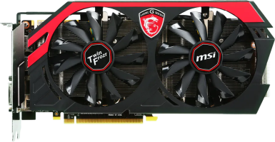 MSI GeForce GTX 760 Gaming OC - Front