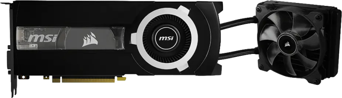 MSI GeForce GTX 980 Ti SEA HAWK - Front