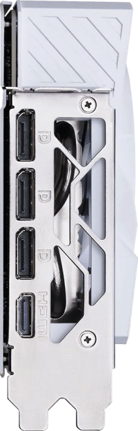 MSI GeForce RTX 5070 Ti GAMING TRIO WHITE - Outputs