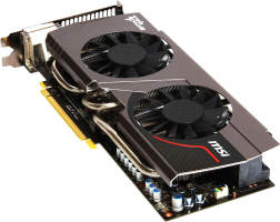 MSI GeForce GTX 680 Twin Frozr - Rear