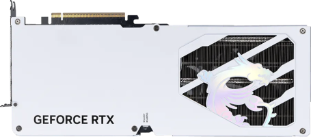 MSI GeForce RTX 5070 Ti GAMING TRIO OC WHITE - Rear