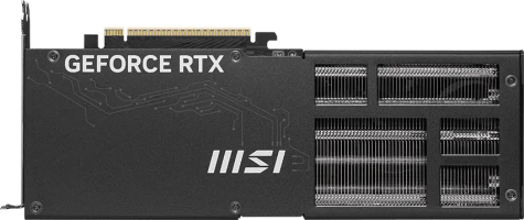 MSI GeForce RTX 5080 INSPIRE 3X OC BLACK - Rear