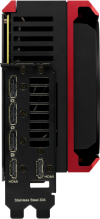 Asus ROG Matrix Platinum GeForce RTX 5090 - Outputs