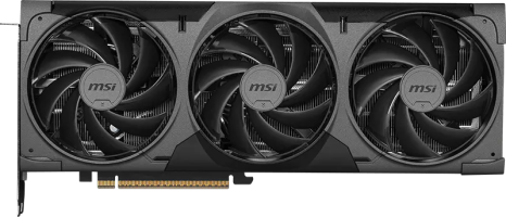 MSI GeForce RTX 5080 VENTUS 3X OC BLACK - Front