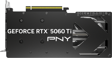 PNY GeForce RTX 5060 Ti Overclocked Dual Fan - Rear
