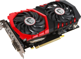 MSI GeForce GTX 1050 Ti GAMING X - Side