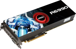 MSI Radeon HD 6990 - Front