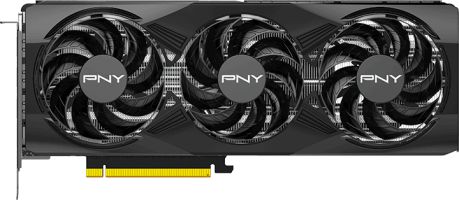 PNY GeForce RTX 5070 Overclocked Triple Fan - Front