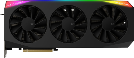 XFX Mercury AMD Radeon RX 9070 XT OC Gaming Edition with RGB - Front