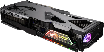 MSI GeForce RTX 5070 VANGUARD SOC LAUNCH EDITION - Side