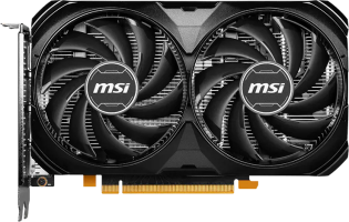 MSI GeForce RTX 4060 VENTUS 2X BLACK OC - Front