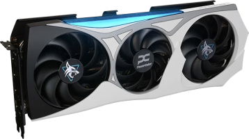 PowerColor Hellhound AMD Radeon RX 9070 XT Reva Edition - Side