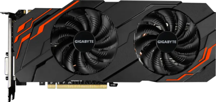 Gigabyte GeForce GTX 1070 Ti WINDFORCE - Front