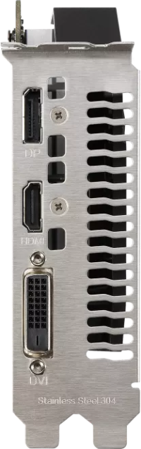 Asus Phoenix GeForce GTX 1650 OC edition - Outputs