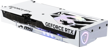 MSI GeForce RTX 5060 Ti GAMING TRIO OC WHITE - Side