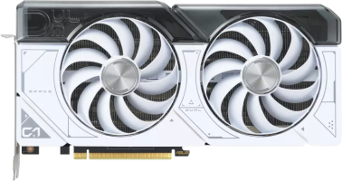 Asus Dual GeForce RTX 4070 SUPER White Edition - Front