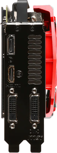 MSI Radeon R9 390 GAMING 8G - Outputs